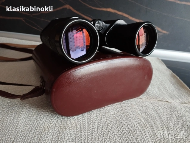 ТОП Бинокъл Carl Zeiss Jena-JENOPTEM-MULTI-COATED -10 х 50W-ГДР--КАТО НОВ, снимка 11 - Екипировка - 53578403