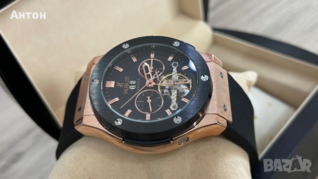 Продавам Hublot Модел Classic Gold & Black, снимка 4 - Мъжки - 34807273