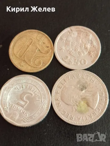 Четири монети от цял свят ПОРТУГАЛИЯ, УКРАЙНА, ЧЕХОСЛОВАКИЯ, АНГЛИЯ за КОЛЕКЦИЯ 43800