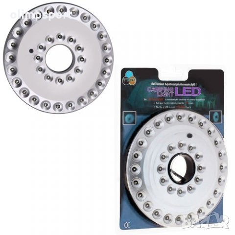 Къмпинг светодиоден фенер 36 диода (600334) нов Фенерче светодиодно за къмпинг 36 LED, на блистер. З