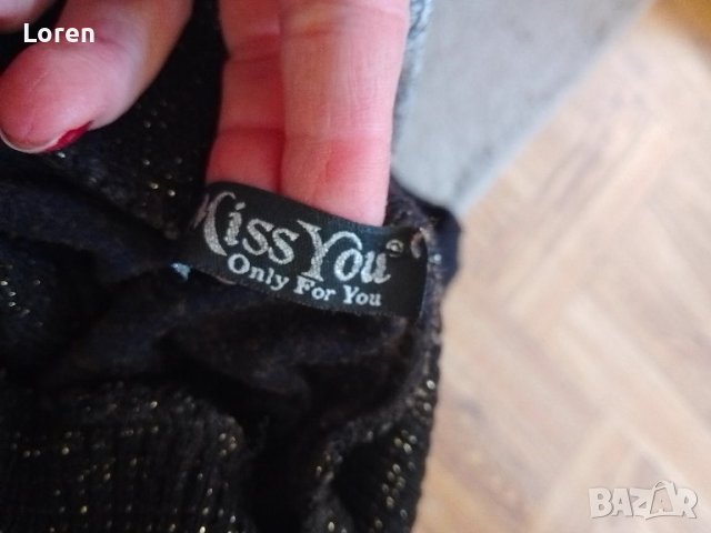 Подарявам поло с пайети, снимка 6 - Блузи с дълъг ръкав и пуловери - 43777534