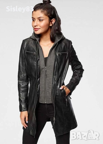 Gipsy, 100% естествена кожа дълго яке, снимка 2 - Якета - 52950839