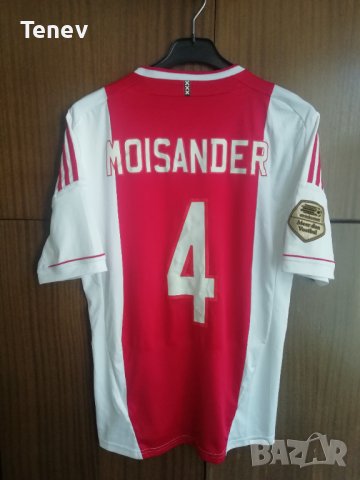Ajax Niklas Moisander Adidas оригинална тениска фланелка Аякс Мойсандер , снимка 1 - Тениски - 43152718