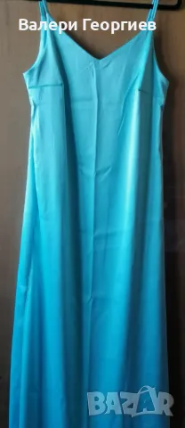 Дамски дълги сатенени рокли, снимка 5 - Рокли - 49596316