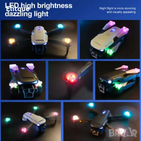 Радиоуправляем дрон с 4K HD камера и три камери S82, снимка 5 - Дронове и аксесоари - 52852593