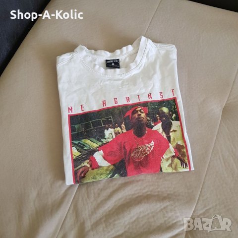Original Vintage 2pac TUPAC Me Against The World Pelle Pelle Tee, снимка 1