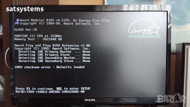 Дънна платка Acorp 6LX/EX68 v1.2 Slot 1 CPU+RAM+VGA, снимка 9 - Дънни платки - 51871080