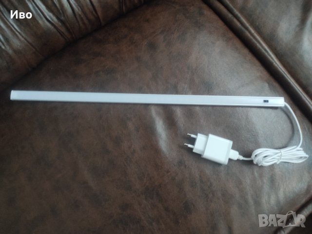 LED лампа за под кухненски шкаф със сензор Нова,50см, захранване