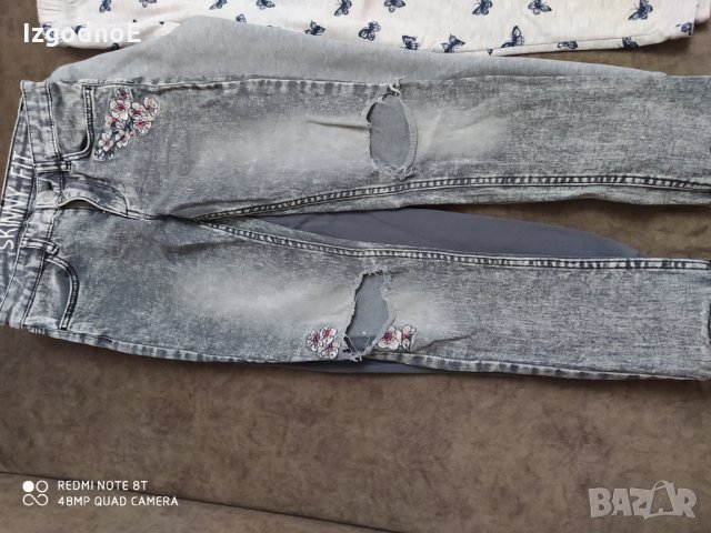 122-128 Лот клинче, ластични дънки и долнища, снимка 14 - Детски панталони и дънки - 34764673