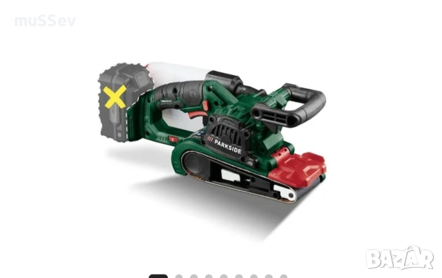 акумулаторен лентов шлайф Парксайд 20В Parkside PBSDA 20V A1, снимка 8 - Други инструменти - 53482139