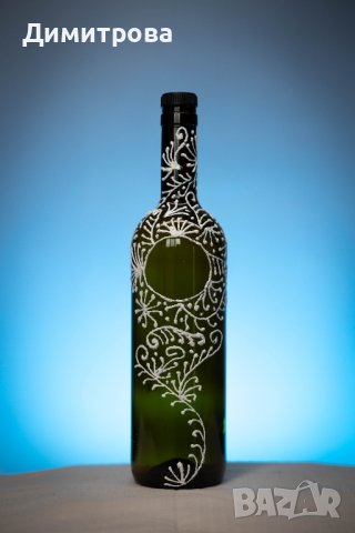 Подарък за мъж.Подарък за ловец. Оргинални, рисувани бутилки за колекция или подарък. , снимка 4 - Подаръци за мъже - 43330185