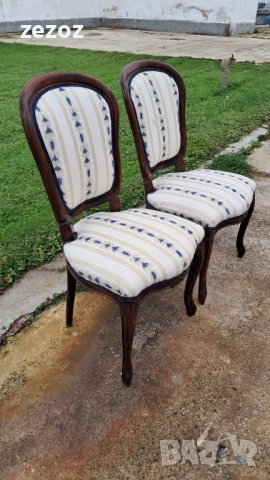 Столове 2 бр. махагон, снимка 2 - Столове - 53273048