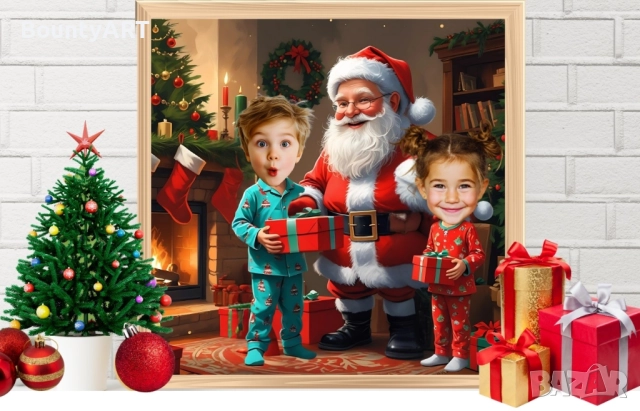 Коледни карикатури с предварителна заявка! Промо цена!, снимка 3 - Коледни подаръци - 52044507