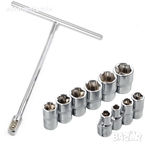 Ключ за джанти с камъни 8мм,9мм,10мм,11мм,12мм,13мм,14мм,16мм,17мм,19мм -11 части