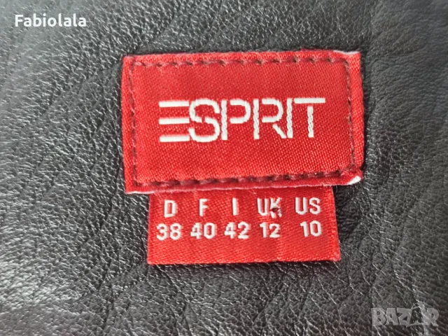 Esprit leather skirt EU 38, снимка 2 - Поли - 47557691