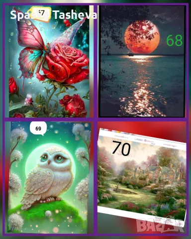 Диамантени комплекти за цялостно лепене , снимка 16 - Гоблени - 50425048