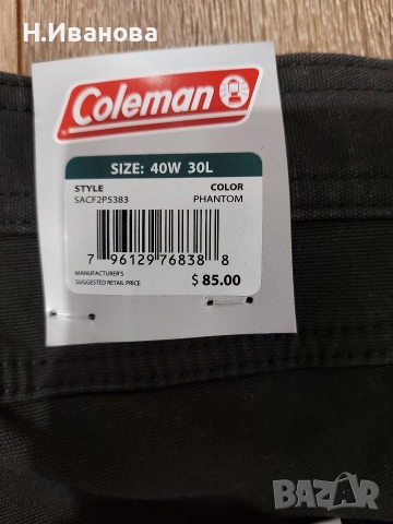 Мъжки ватиран панталон Coleman, снимка 2 - Спортни дрехи, екипи - 52965341