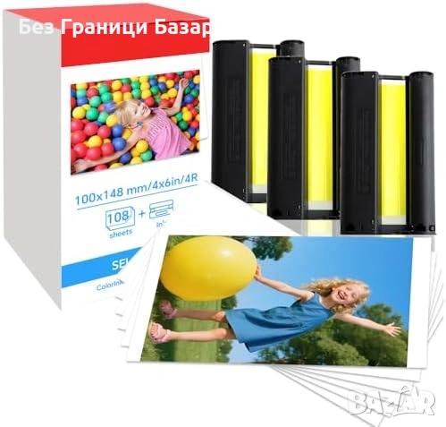Нов Фото комплект за Canon Selphy CP1500/CP1300 KP-108IN 108 листа