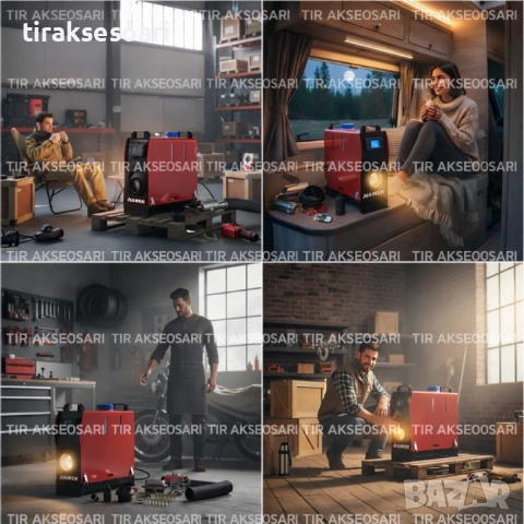 Суха Дизелова Печка HAWEK  8kW – за кемпери, бусове и гаражи 12V / 24V / 220V , снимка 3 - Аксесоари и консумативи - 53134442