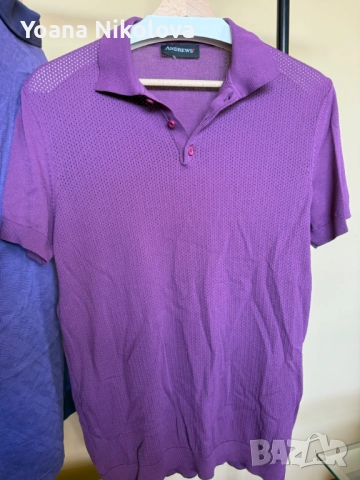 Мъжка тениска Andrews - отлично състояние - размер М, снимка 2 - Тениски - 51765838