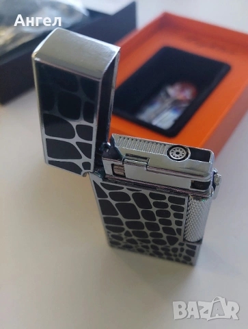 Метална запалка с два вида пламък, снимка 2 - Запалки - 53120693