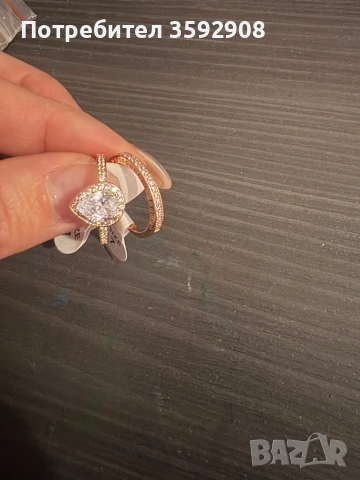 Пръстен свар елементи сърце, снимка 2 - Пръстени - 53036311