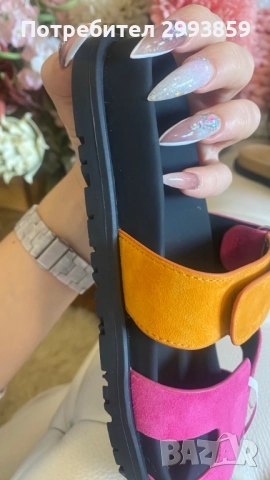 Чехли ЕРМЕС н.37* Hermes chypre sandals, снимка 7 - Чехли - 42728789