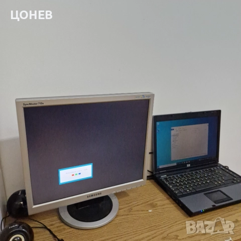 Монитор Samsung 710n 17" перфектен, снимка 6 - Монитори - 52790578