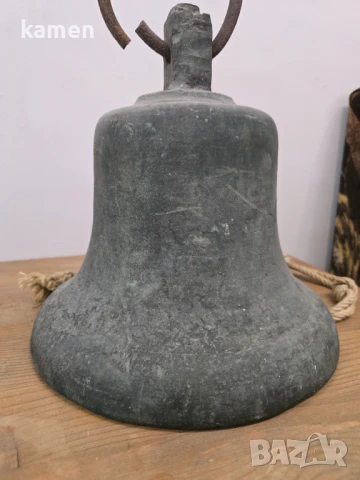 Голяма бронзова Камбана, снимка 3 - Антикварни и старинни предмети - 51171138