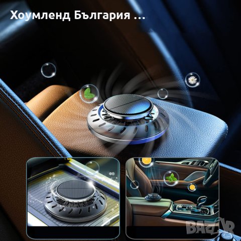 Луксозен дълготраен соларен ароматизатор за кола, снимка 4 - Аксесоари и консумативи - 40642668