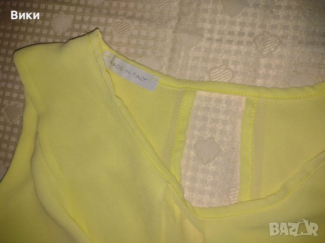 Разкошен потник в жълто , снимка 6 - Потници - 36918420