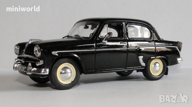 Москвич 407 1962 - мащаб 1:43 на DeAgostini моделът е нов в блистер, снимка 3 - Колекции - 43641251