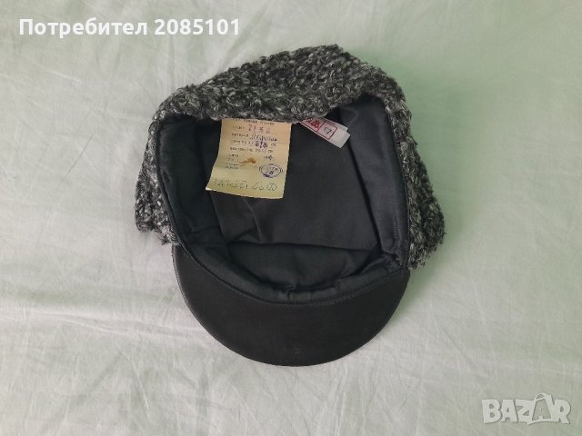 Ретро нов мъжки кожен калпак, снимка 4 - Антикварни и старинни предмети - 43567202