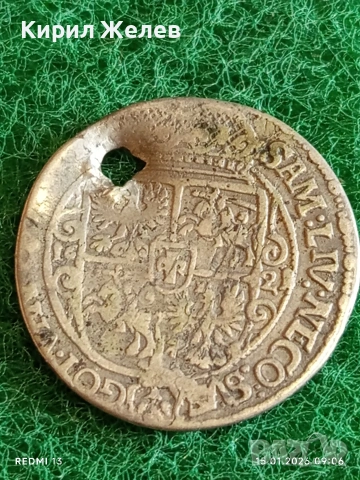 Сребърна монета 1621г. Орт Сигизмунд IV Полша за КОЛЕКЦИЯ 52577, снимка 2 - Нумизматика и бонистика - 53105119