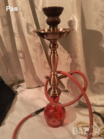 Наргиле , ново, червено и голямо, снимка 3 - Наргилета - 51186355