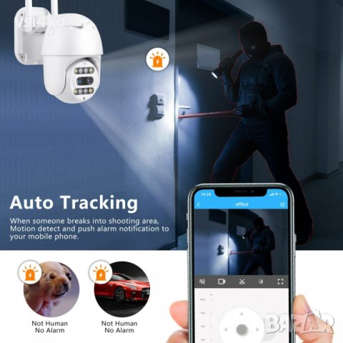 Външна Wi Fi камера с две лещи и оптичен зуум IP66, снимка 8 - Други - 37901940