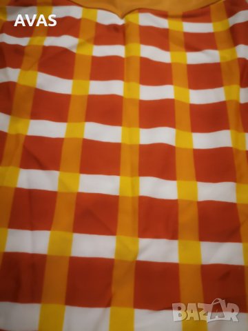 Нов цял бански 38 M номер оранжево и жълто на квадратчета, снимка 3 - Бански костюми - 33510793