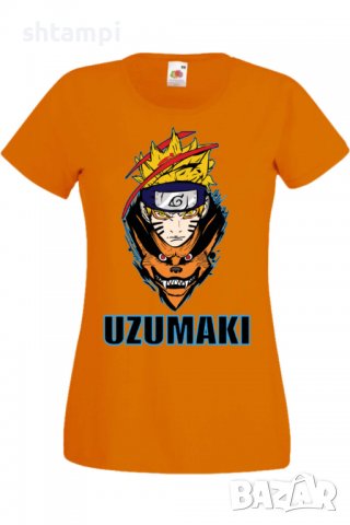 Дамска тениска Naruto Uzumaki 01,Анимация,игра,Празник,Повод., снимка 8 - Тениски - 38060981