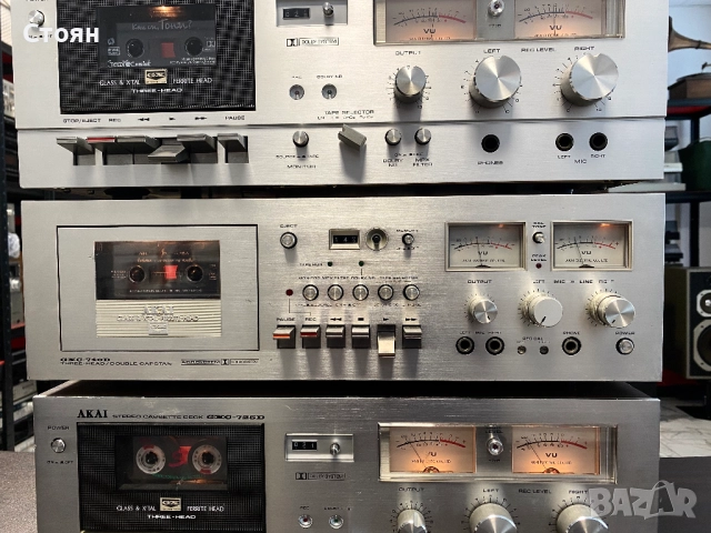 Лот Триглави Декове AKAI, снимка 3 - Декове - 52478677