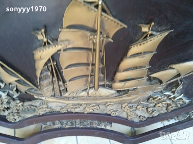 КОРАБ-ГОЛЯМА КАРТИНА 2805221714, снимка 11 - Антикварни и старинни предмети - 36903199