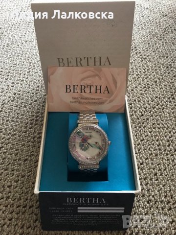Красив дамски часовник Bertha Emily Колибри, снимка 6 - Дамски - 27134529