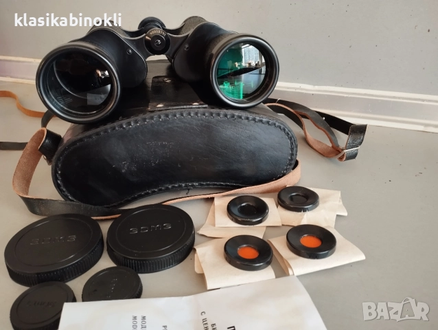 ТОП НОВ Съветски Бинокъл-БПВ1 7х50-MADE IN СССР, снимка 12 - Екипировка - 52942486