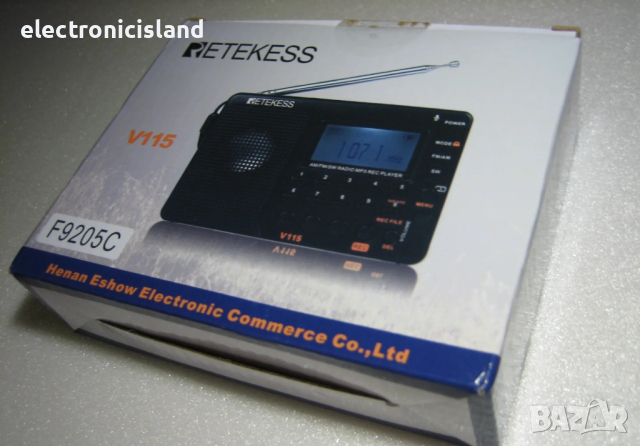 Портативно радио Retekess V115 AM/FM транзистор с MP3 и слот за TF карта, снимка 16 - Радиокасетофони, транзистори - 44884156