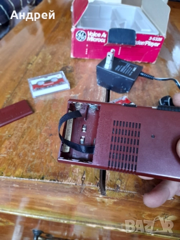 Стар Диктофон General Electric, снимка 7 - Антикварни и старинни предмети - 52226945