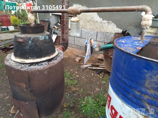 Казан за варене на ракия 120л.меден хубав комплект всичко, снимка 3 - Други стоки за дома - 50568575