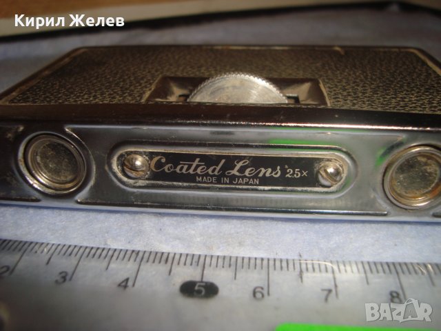 Coated Lens MADE in JAPAN 2.5x25м/м Стар РЕТРО - ВИНТИДЖ РЯДЪК МОДЕЛ ЯПОНСКИ ТЕАТРАЛЕН БИНОКЪЛ 32218, снимка 3 - Антикварни и старинни предмети - 38276146