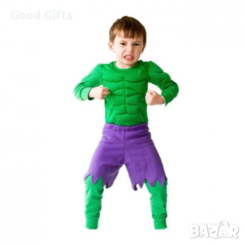 Детски маскировъчен костюм Хълк