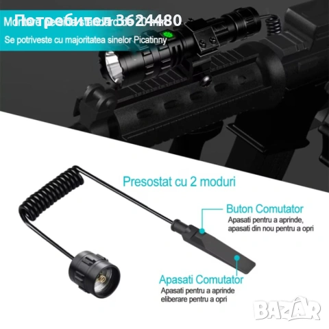 Мощен LED прожектор 4845, снимка 7 - Прожектори - 53280257