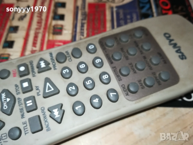 SANYO DVD/VCR COMBO REMOTE-ВНОС SWISS 2811251935, снимка 15 - Дистанционни - 52577725