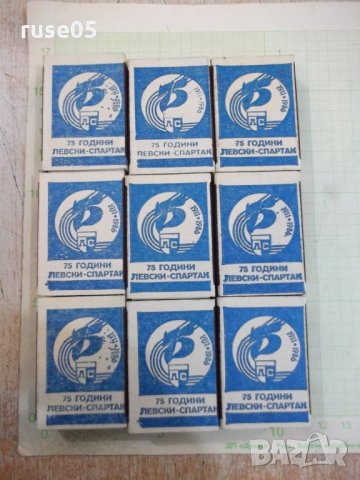 Кибрит "75 години Левски-Спартак 1911-1986" неизползван - 1, снимка 2 - Други ценни предмети - 28314958